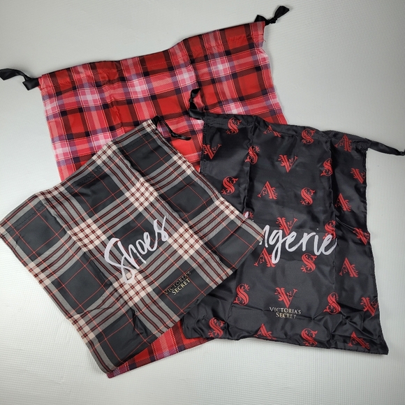 NWT Victoria's Secret 4PC Bag Makeup-Laundry-Shoes-Lingerie Travel Set - Picture 4 of 12